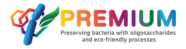 PREMIUM logo - preserving bacteria with oligosaccharides and eco-friendly processes